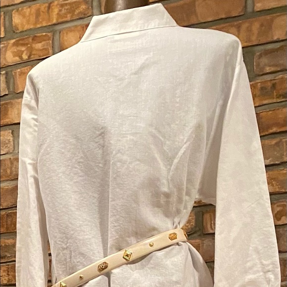 VINTAGE TULI LS BUTTON-DOWN, WOMEN’S SIZE LARGE - Picture 5 of 10